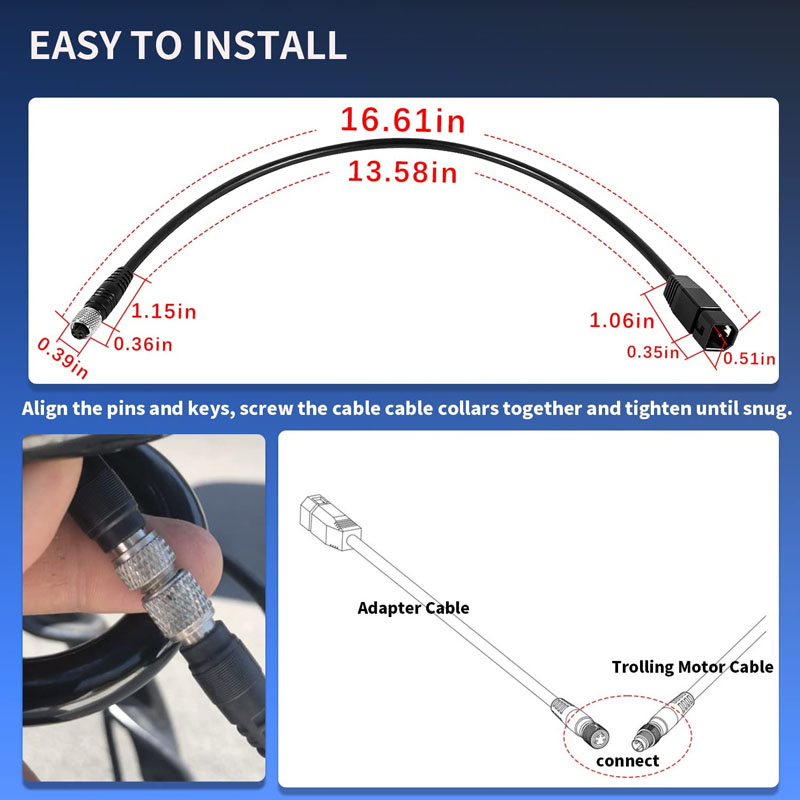Câble adaptateur universel pou - Fish Finder Transducer avis et prix