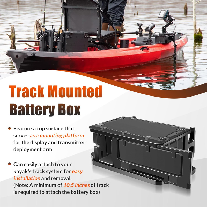 Boîtier de batterie monté sur  - Fish Finder avis et prix
